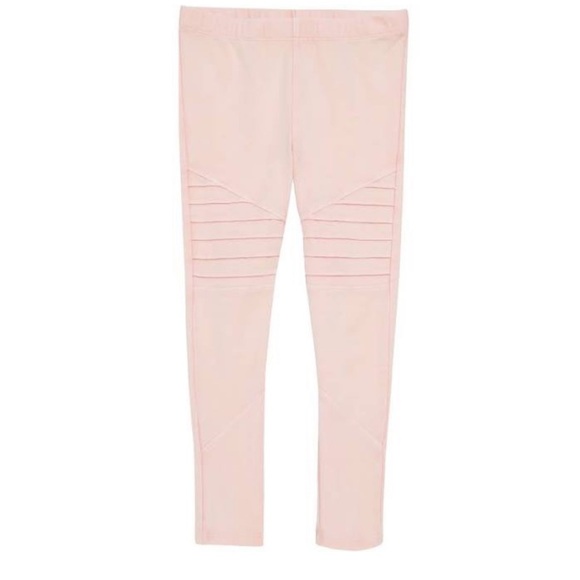Tucker + Tate Stretch Cotton Moto Leggings in Pink - Picture 2 of 7